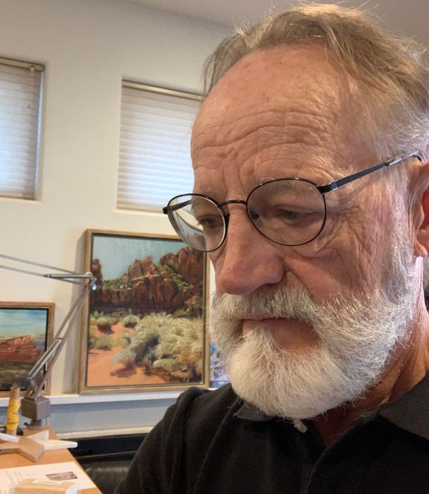 Robin Valline, art restorer and conservator